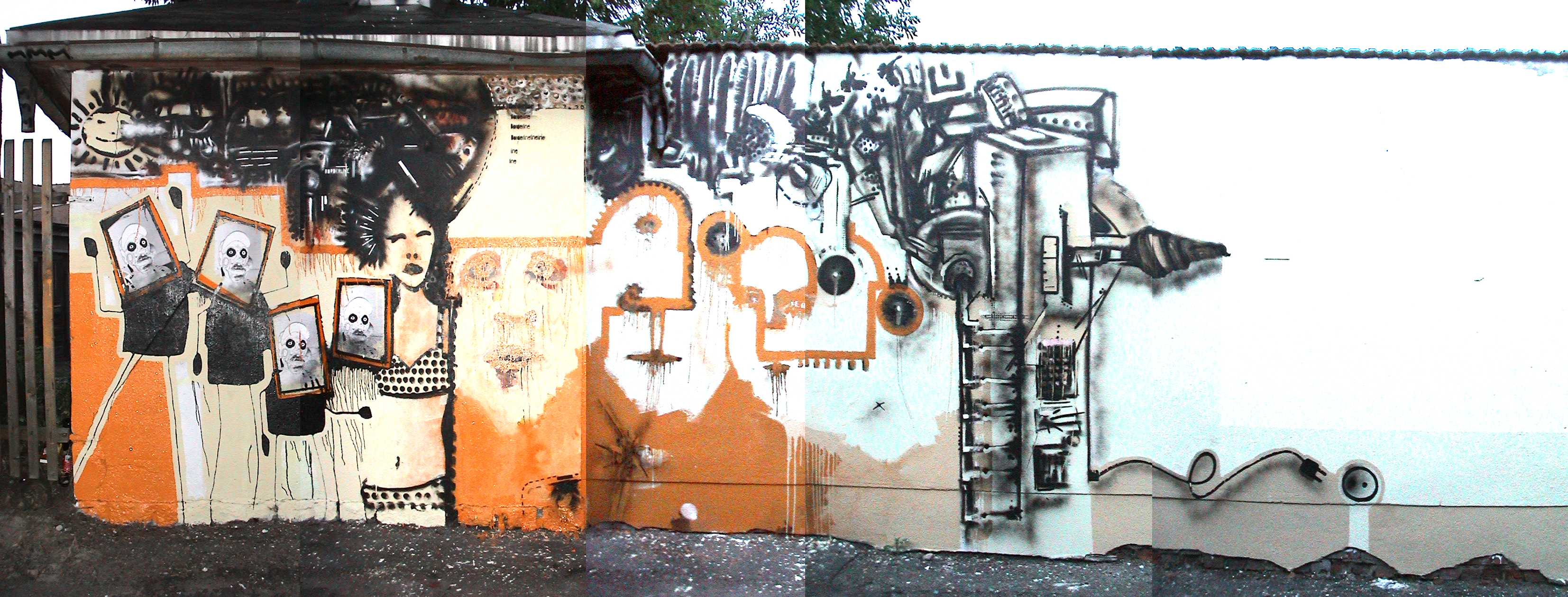 Just a freaky Wall / Graffiti 2002