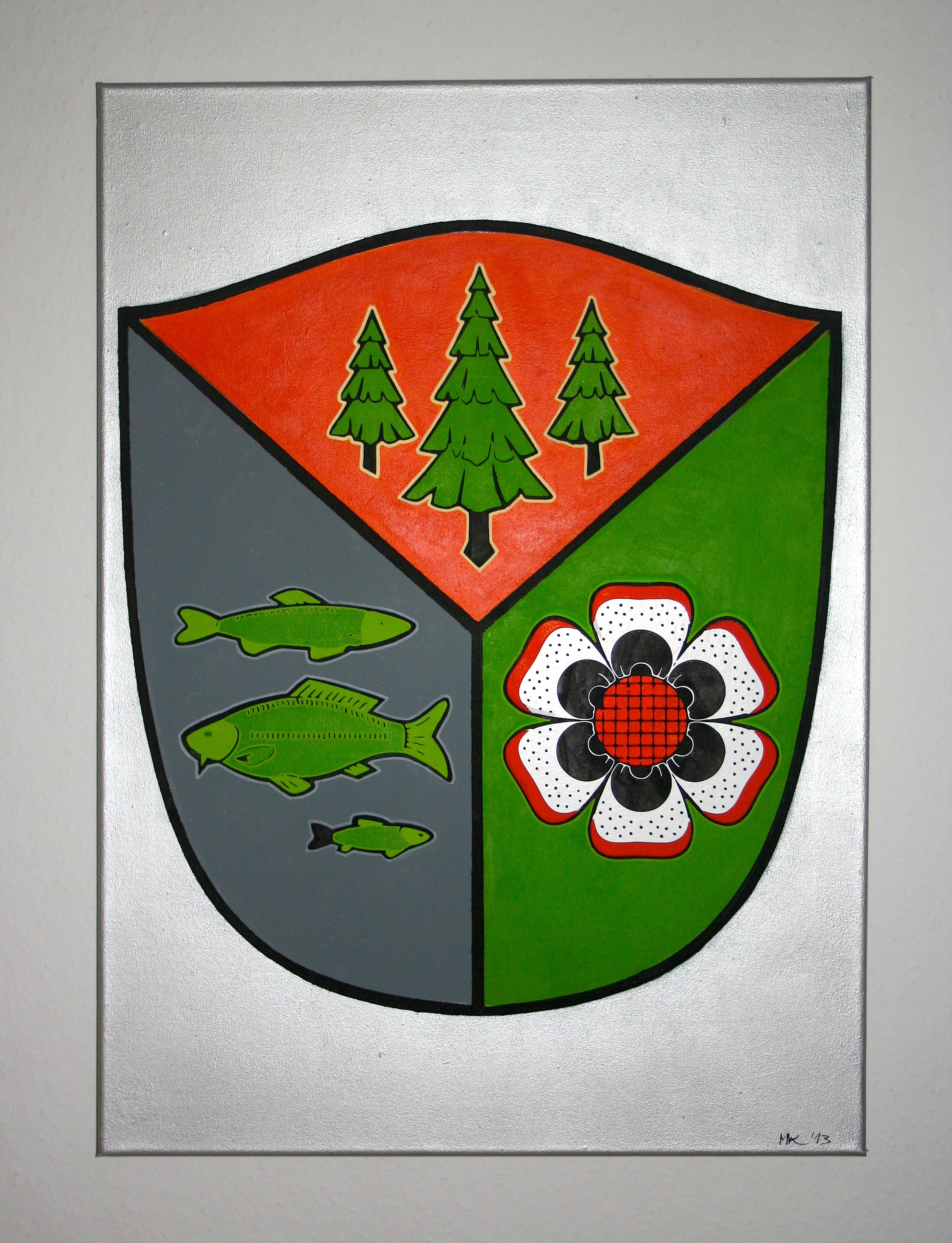 City coat of Arms Painting
