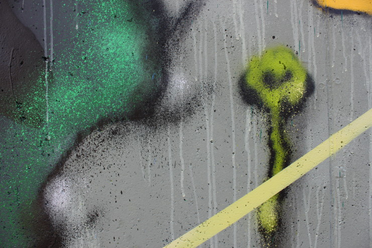 Alien Attack Graffiti 2016